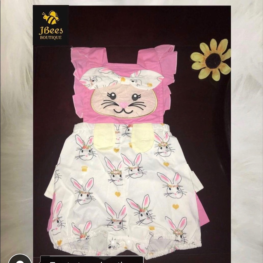 Bunny Baby Romper 🐰